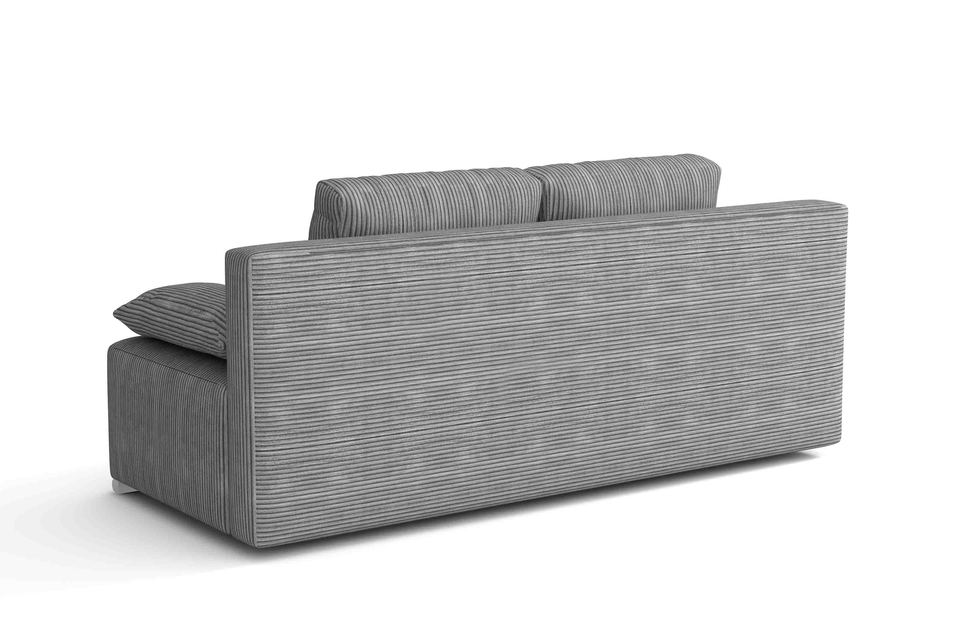 Rozkladacia pohovka s funkciou spania Lunera Prima 2 manšester zelená