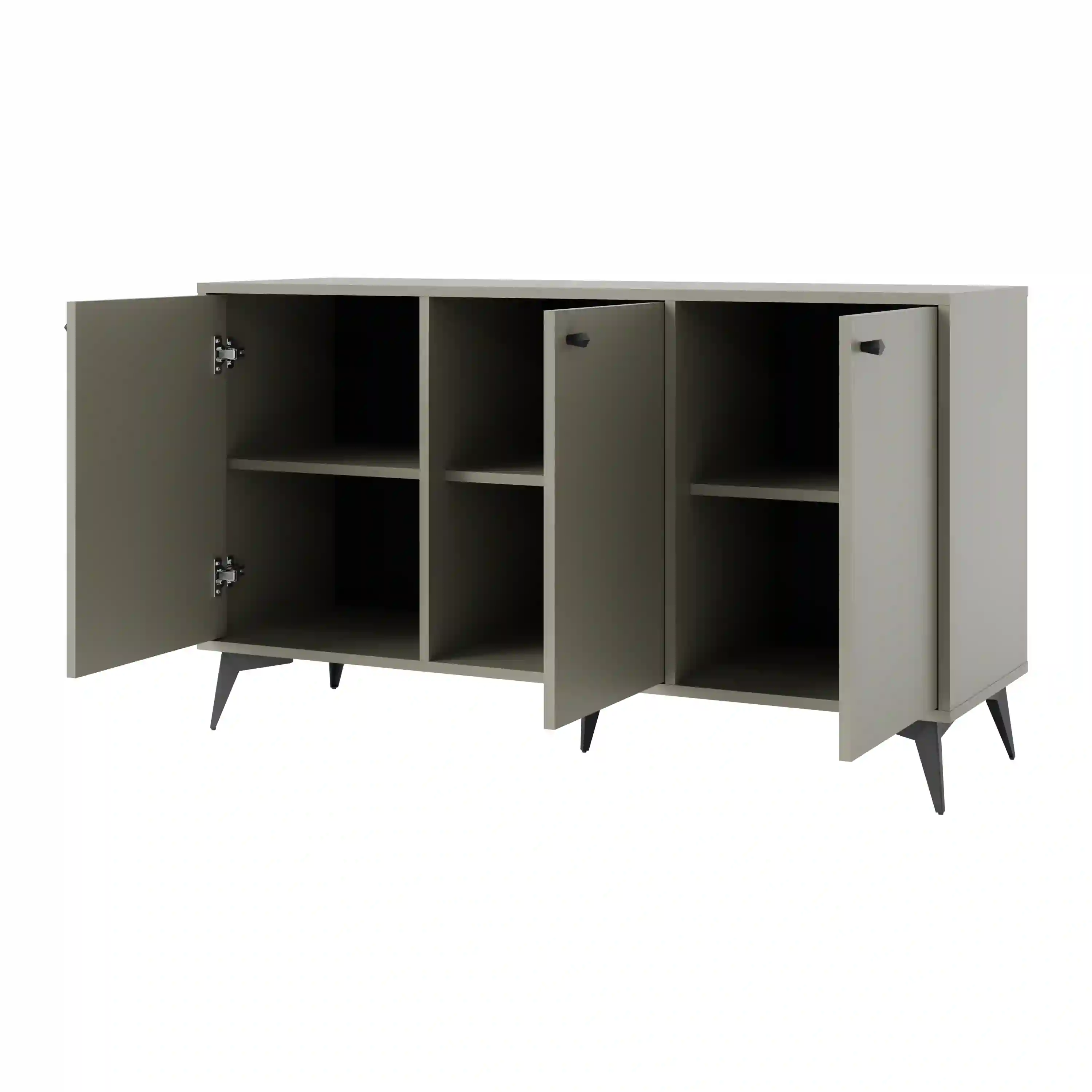 Komoda Sakai 1-3F T813 Eukalyptus Čierna
