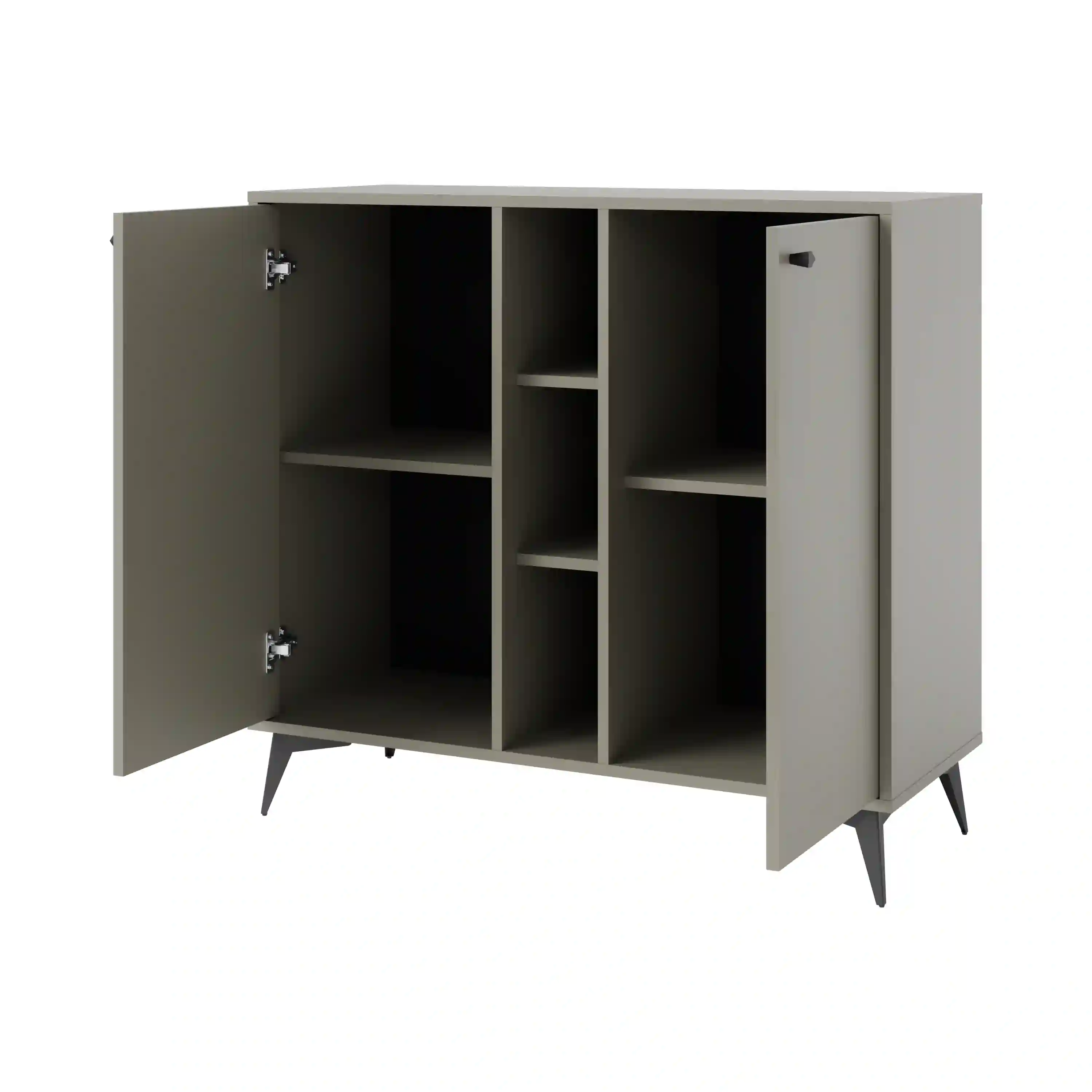 Komoda Sakai 1-2F T822 Eukalyptus Čierna