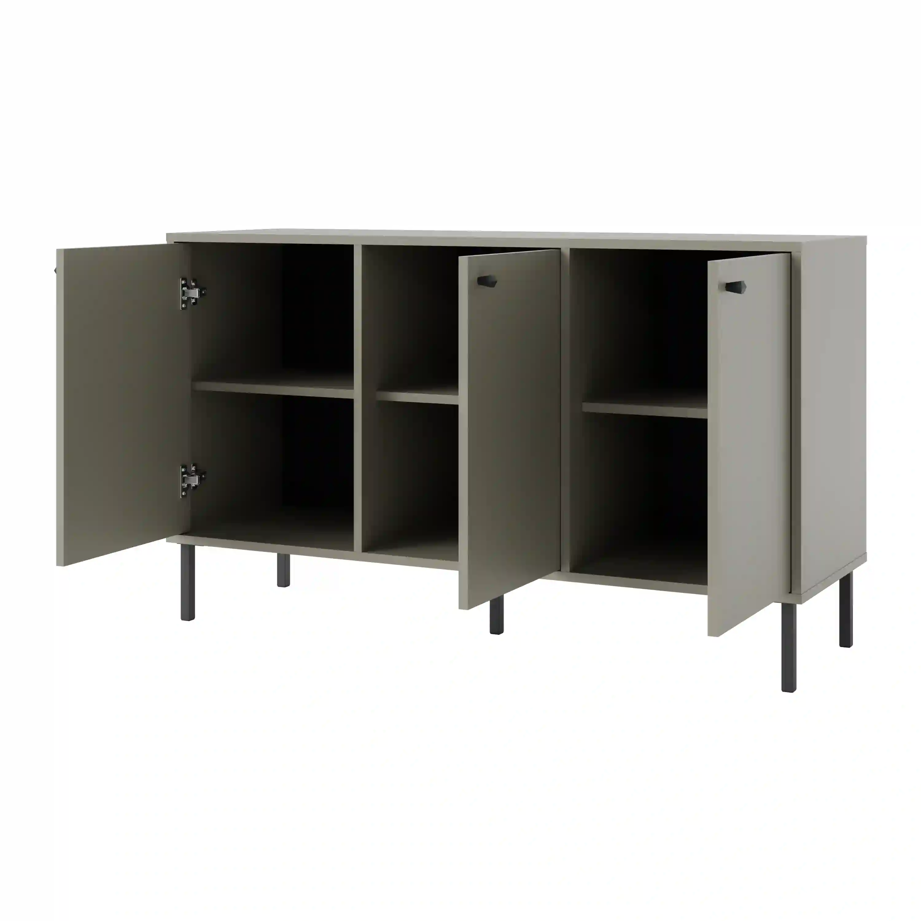 Komoda trzydrzwiowa do salonu Sakai 3F T813 Eukaliptus