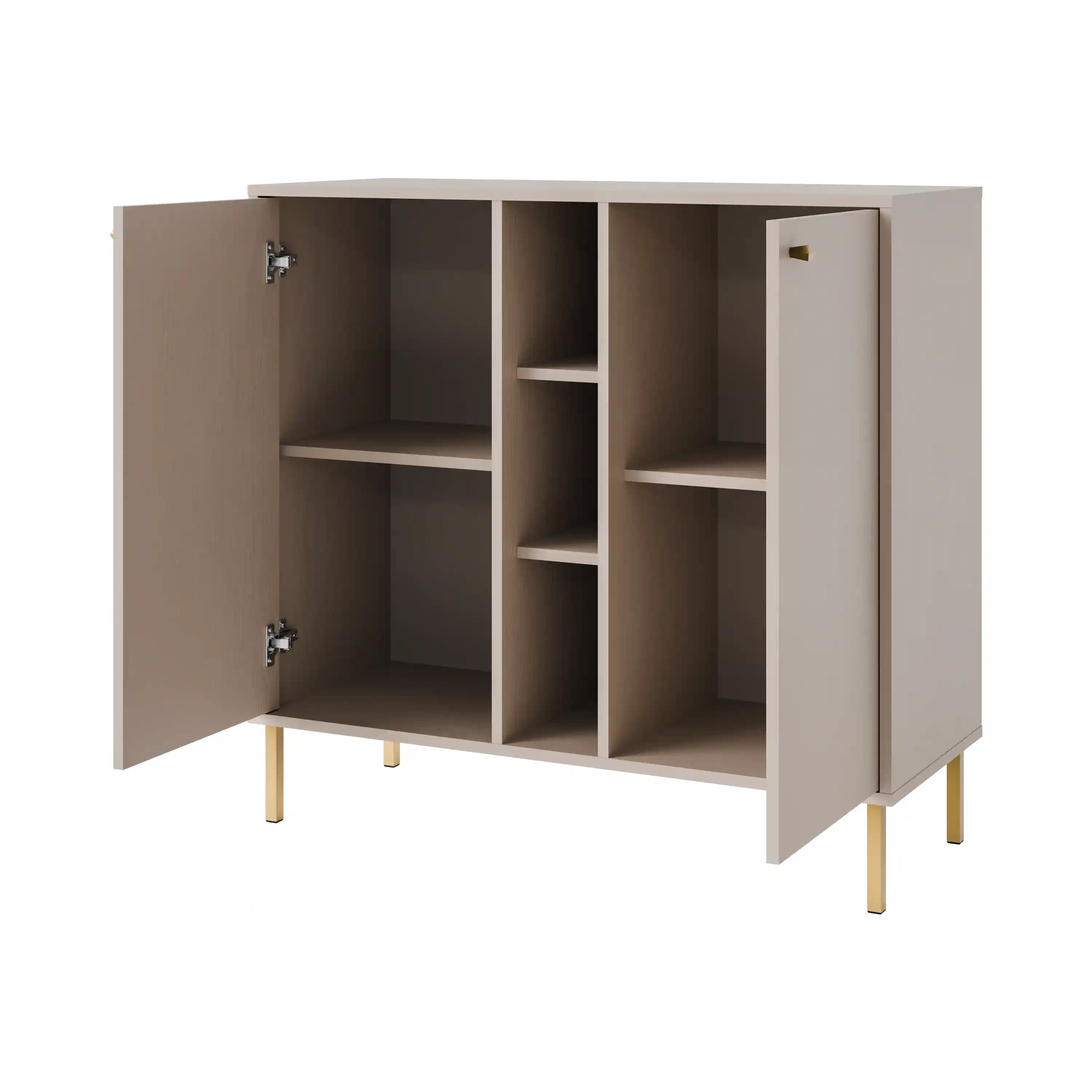 Komoda s dvomi dvierkami Sakai 2F T822 Béžová