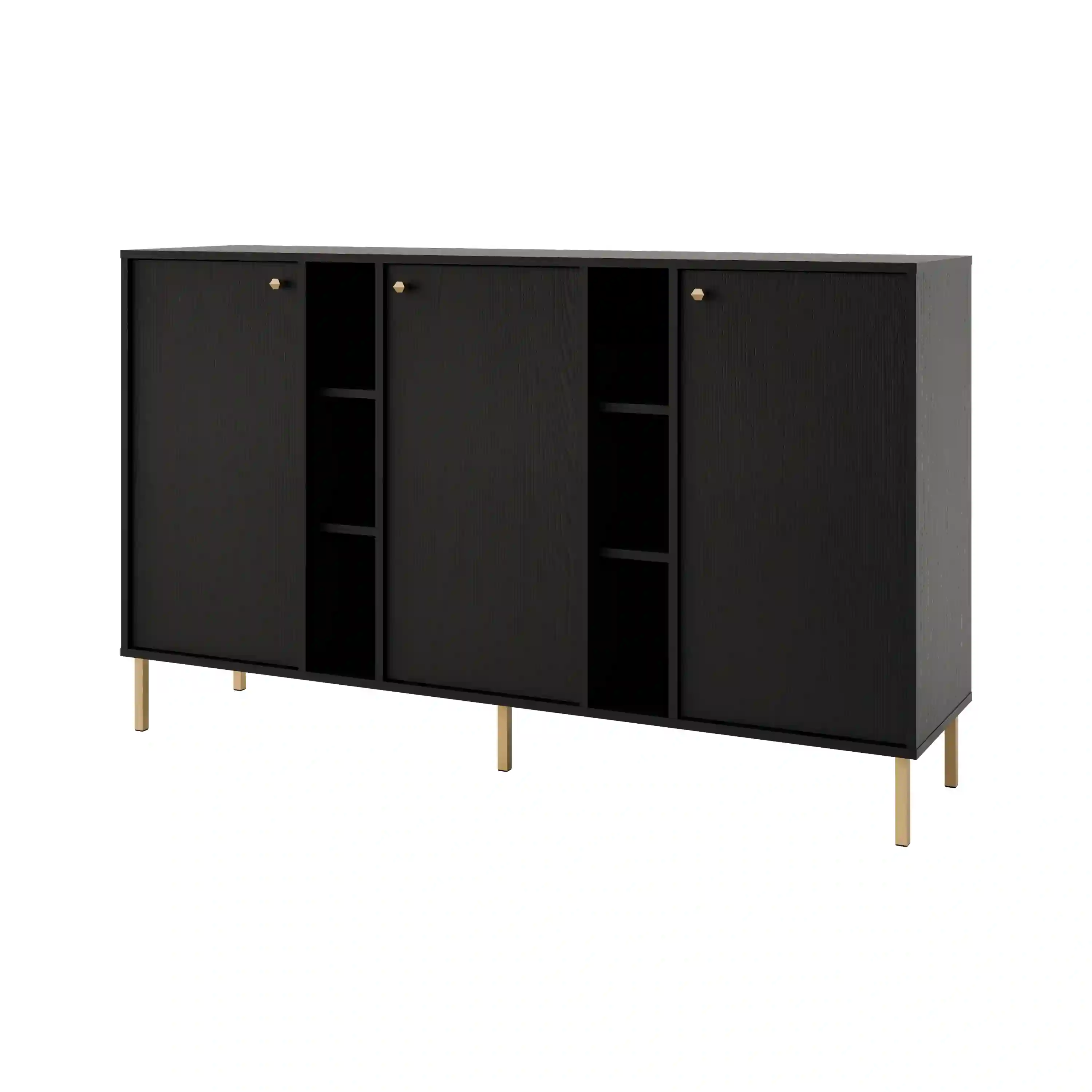 Trodverová komoda Sakai 3F T823 čierna