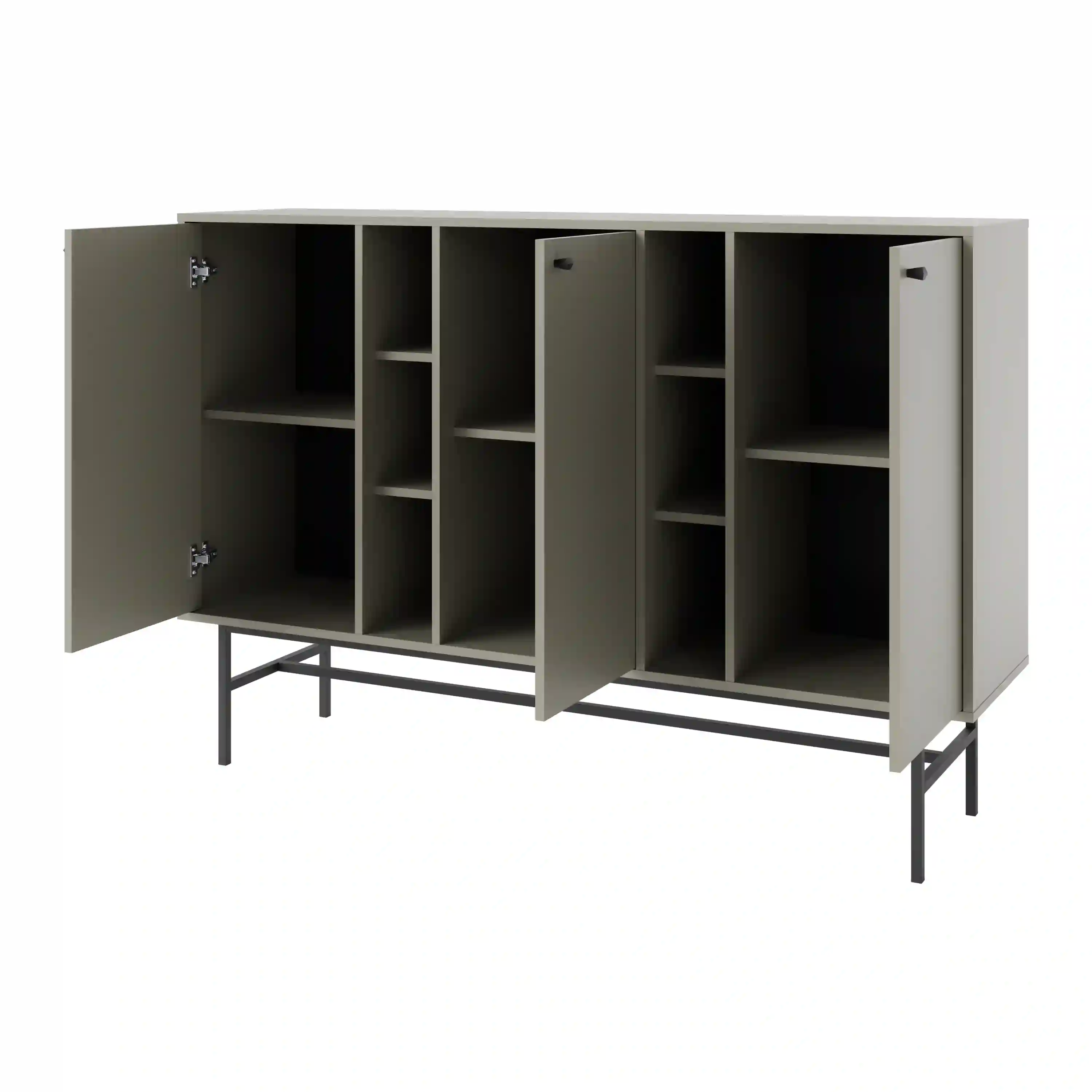 Komoda trzydrzwiowa do salonu Sakai 3F T823 Eukaliptus