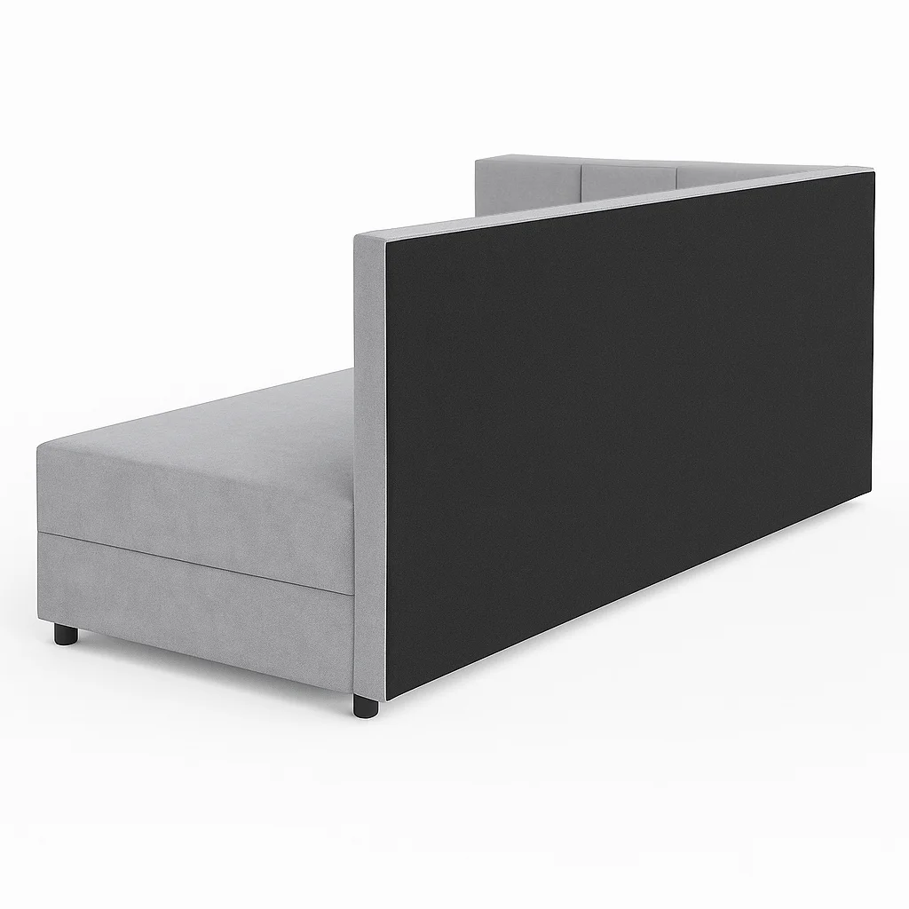 Jednolôžková posteľ s úložným priestorom Sofaro Plus 90x200 Ružová