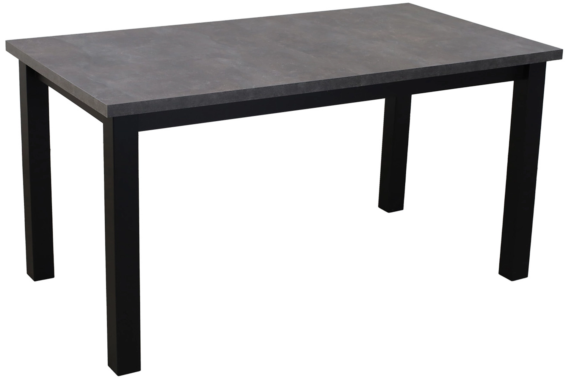 Rozkladací kuchynský a jedálenský stôl LAP 150x80 Čierna/Betón