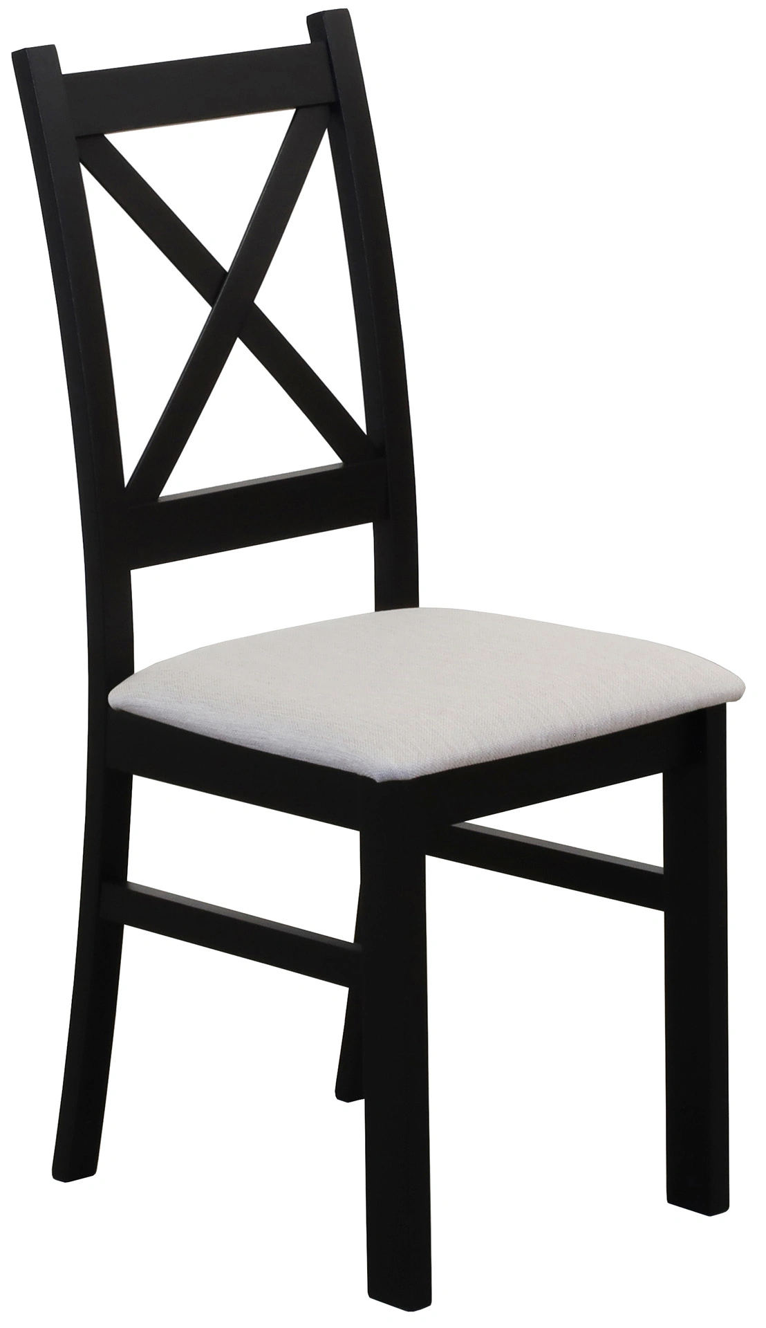 Stôl 120x80 so 6 stoličkami M005-6 Čierna/Betón