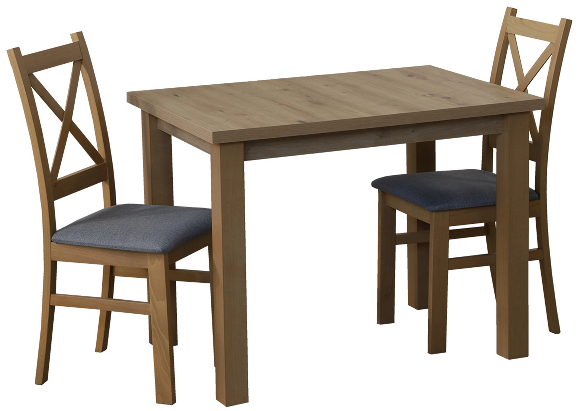 Jedálenský set 100x70 s 2 stoličkami M007-2 Dub Artisan