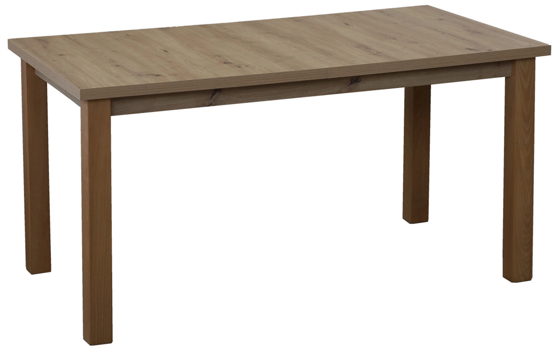 Súprava rozkladacieho stola 150/190x80 so 6 stoličkami M018-6 dub Artisan