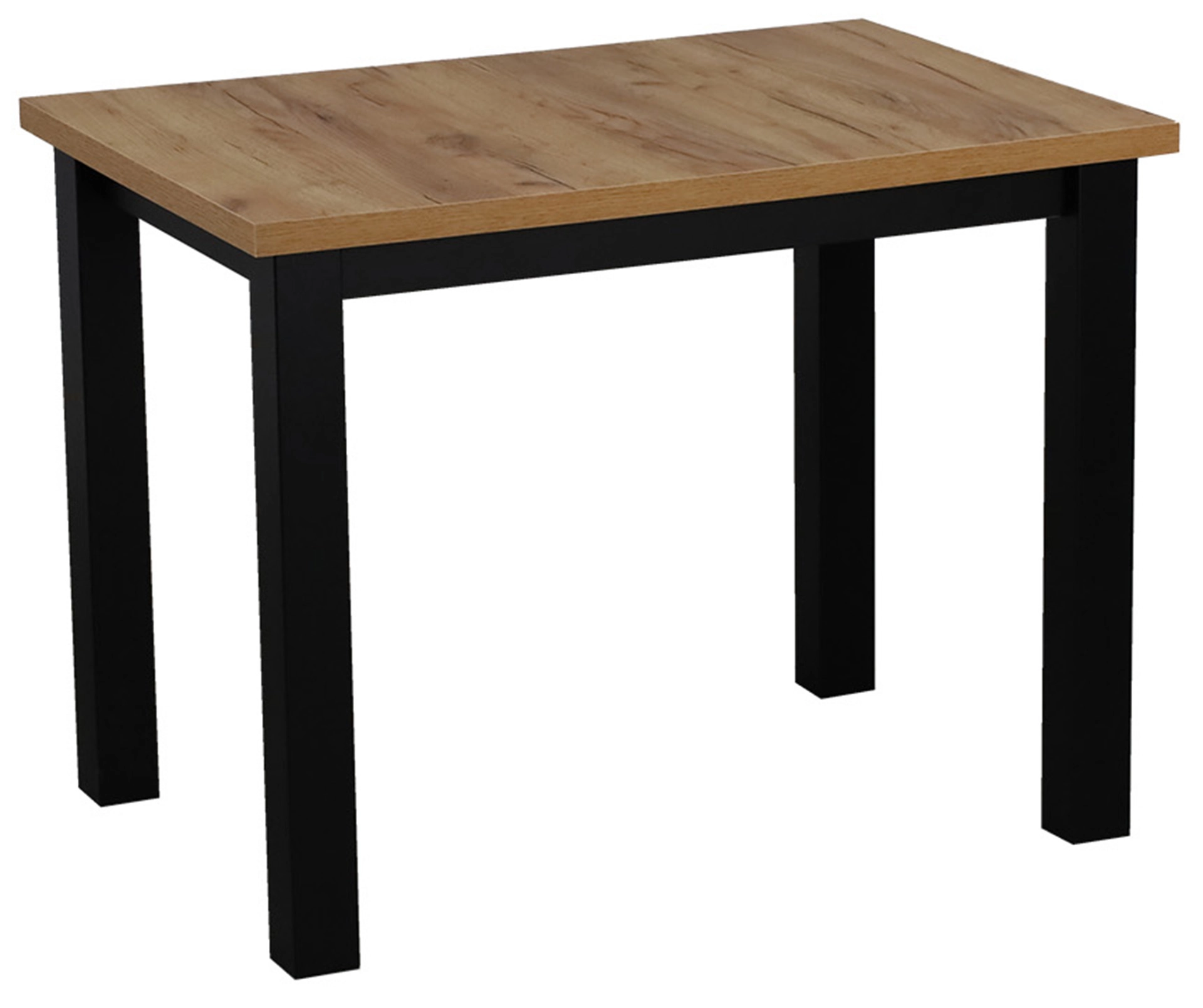 Súprava stola 100x70 s 2 stoličkami M019-2 čierna/dub Craft